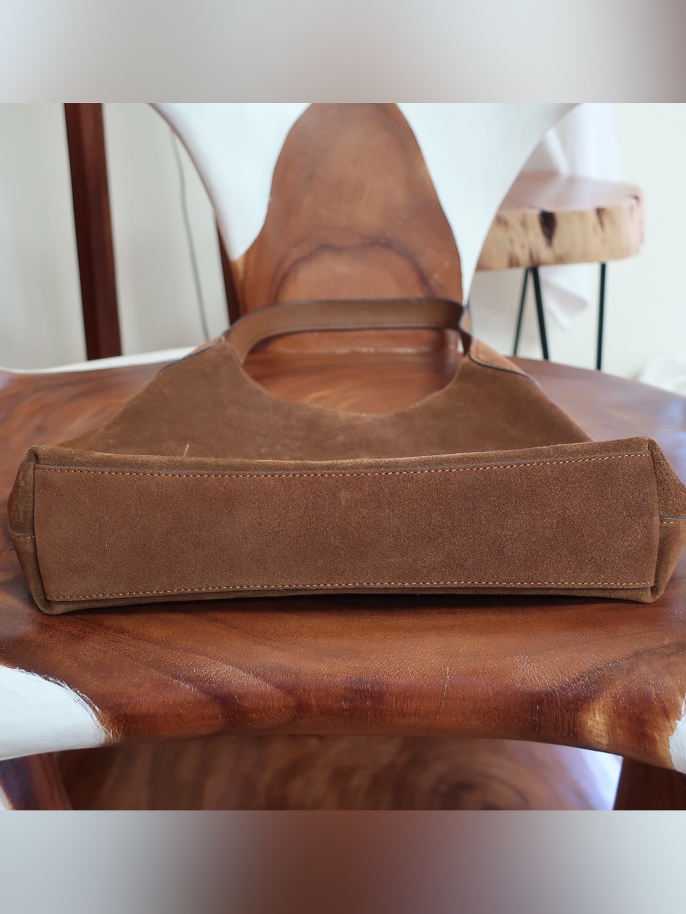 Coach Brooklyn 28 in Warm Brown Suede - Picture 10 of 14